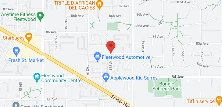map of 605 20325 85 AVENUE